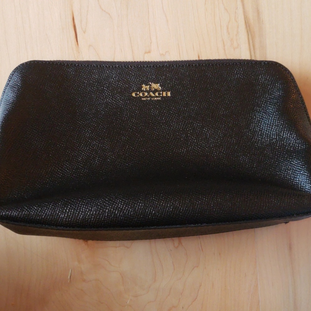 Coach makeup bag